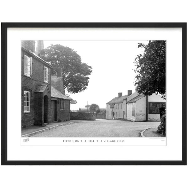 The Francis Frith Collection Gerahmtes Poster Tilton on the Hill, das Dorf 1955 Wayfair.de